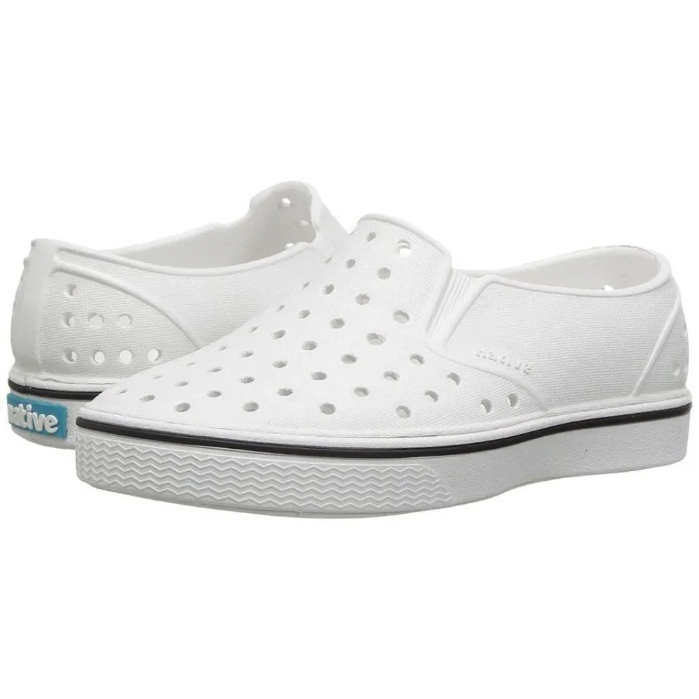 Native Miles Toddler Kids Slip-On Water Shoes Shell White C4 Lightweight EVA